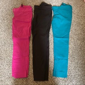 3 pairs limited exact stretch skinny dress pants 2
